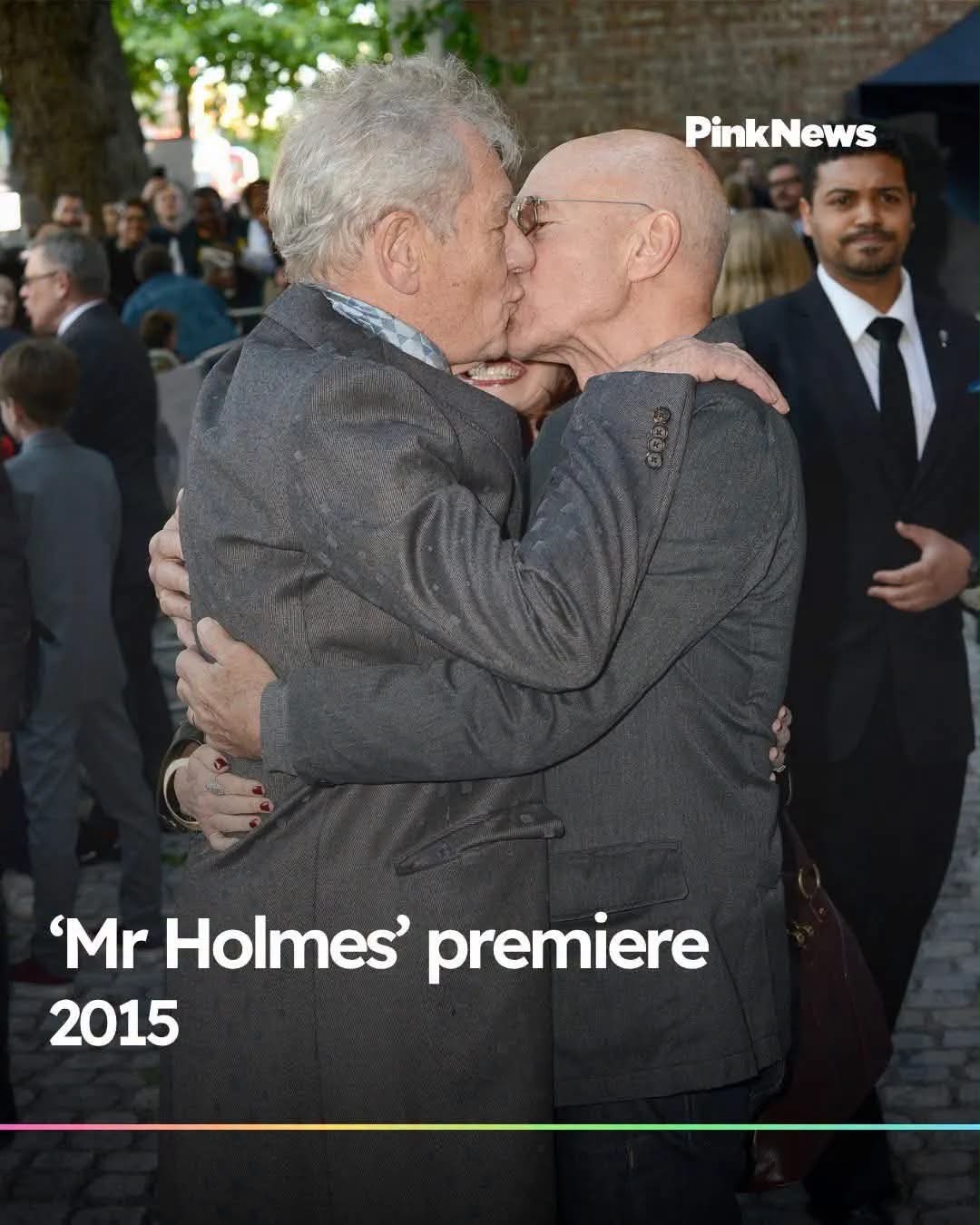 Two men sharing a moment of platonic friendship